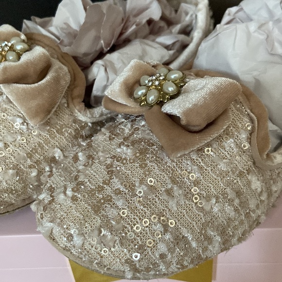 Absolutely cute bead and sequin indoor slipper size L - Picture 3 of 8